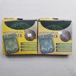 Hunters Specialties Bag Scent Safe Gear Pack‎ Scent Free Water Resistant Lot 2